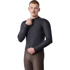 カステリ メンズ トップス Tシャツ ジャージー 長袖 Castelli Espresso Thermal 2 LongSleeve Jersey Mens BlackWhite ホワイト