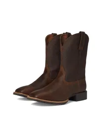 アリアト メンズ シューズ ブーツ・レインブーツ Ariat Hybrid Grit Western Boots EarthAlamo Bro