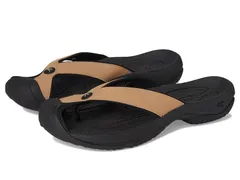 キーン メンズ シューズ サンダル レザー Keen Waimea Leather FlipFlops CornstalkBlack ブラック