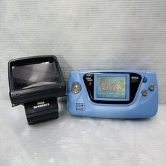 SEGA ゲームギア 本体 水色 BIG WINDOW II 対戦麻雀 好牌2 動作品 레트로 ゲーム 希少セット