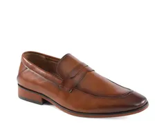 ゲス メンズ シューズ スリッポン・ローファー Guess Symon Penny Loafer Dark Natural Beige ベージュ