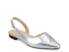 ジャーニー レディース シューズ パンプス Journee Daphnne Flat Silver Metallic シルバー