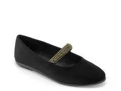 エアロソールズ レディース シューズ パンプス Aerosoles Brisa Mary Jane Flat Black Velvet ブラック