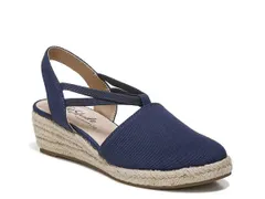 ライフストライド レディース シューズ サンダル LifeStride Katrina 2 Espadrille Wedge Sandal Navy ネイビー