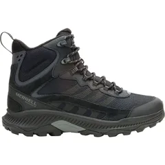 メレル メンズ シューズ ブーツ・レインブーツ Merrell Speed Strike 2 Thermo Mid WP Boot Mens Black ブラック