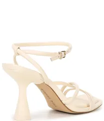 ジャンビニ レディース シューズ サンダル レザー Gianni Bini Rondo Leather Strappy Square Toe Dress Sandals Sweet Cream クリー