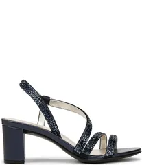 ナチュライザー レディース シューズ サンダル ヒール Naturalizer Vanessa Strappy Crystal Detail Block Heel Dress Sandals Fren