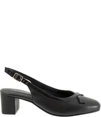 トロッターズ レディース シューズ パンプス レザー Trotters Dalani Leather Sling Pumps Black ブラック