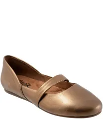 ソフトウォーク レディース シューズ パンプス レザー SoftWalk Samara Leather Flats Bronze