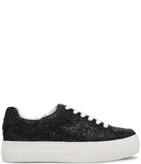 ベッツィジョンソン レディース シューズ スニーカー プラットフォーム レース Blue by Betsey Johnson Sidny Rhinestone Embellished Family M