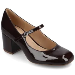 ジャーニー レディース シューズ パンプス ヒール Journee Tru Comfort Foam Okenna Womens Heels Chocolate チョコレート