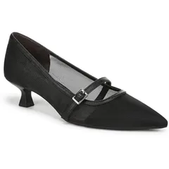 ライフストライド レディース シューズ パンプス ヒール LifeStride Madelyn Womens Mary Jane Kitten Heels Black Sheer ブラック