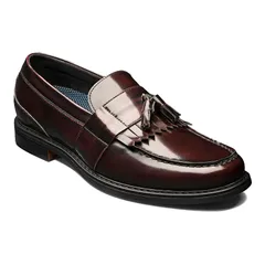 ノンブッシュ メンズ シューズ スリッポン・ローファー Nunn BushR Keaton Mens Dress Loafers Burgundy Multi バーガンディ