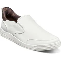 ノンブッシュ メンズ シューズ スニーカー Nunn Bush KORE City Walk MenslipOn Shoes White ホワイト