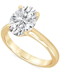 バッジェリーミシュカ レディース アクセサリー リング Badgley Mischka Certified Lab Grown Diamond OvalCut Solitairengagement R
