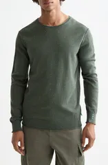 スコッチアンドソーダ メンズ トップス Tシャツ ウール セーター コットン Scotch Soda Neps Cotton Wool Sweater Thyme