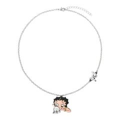 Betty Boop　ベティちゃん　ネックレス　アクセサリー　ベティブープ　パジー　ネックレス　ファッションアイテム　可愛い　アメコミ　キャラクター　レトロ　ギフト　プレゼント　海外製品