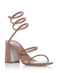レネ・カオヴィラ レディース シューズ サンダル Rene Caovilla Womens Cleo Embellished Sandals Phard SatinBlush Rose ブラッシュ