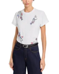 サンク セプト レディース トップス Tシャツ Cinq Sept Whispering Vines Tee White Multi ホワイト