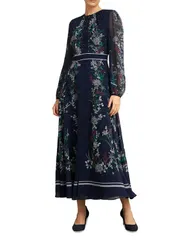 ホッブスロンドン レディース トップス ワンピース シルク HOBBS LONDON Sia Silk Dress Midnight