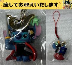 b❌ディズニー❌ スティッチ 織田信長 フィギュアストラップ