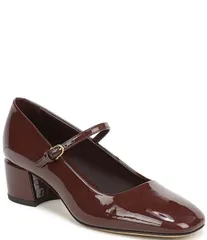 フランコサルト レディース シューズ パンプス ヒール Franco Sarto Davi Patent Block Heel Mary Jane Pumps Red レッド
