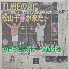 匿名配送！送料込み！  9月6日 朝刊　 スポーツ紙5社