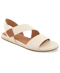 ジェントルソウルズ レディース シューズ サンダル Gentle Souls Womens Lottie Round Toe Flat Sandalstone Leather ストーン