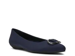 アンクライン レディース シューズ パンプス Anne KleinOswego Flat Navy ネイビー