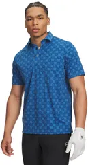 アンダーアーマー メンズ トップス ポロシャツ プリント Under Armour Mens UArmourDry Printed Golf Polo Aegean BlueWhiteMidnight