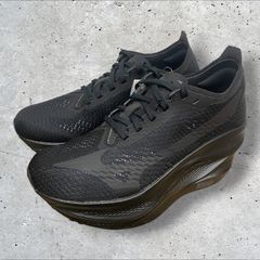 定価：56100円 COMME des GARCONS × mizuno WAVE REBELLION PRO D1GD252801 BLACK 23.0cm  コム デ ギャルソン ミズノ ウェーブ リベリオン プロ ブラック 23cm