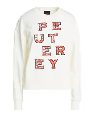 ピューテリー レディース アウター パーカー・スウェット PEUTEREY White ホワイト