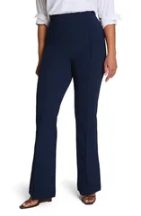 スパンク レディース ボトムス カジュアルパンツ ハイウエスト フレア プラスサイズ SPANX High Waist Flare Leg Stretch Ponte Pants Plus TIMEL
