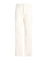 ランバン レディース ボトムス デニムパンツ ストレートレッグ LANVIN White ホワイト