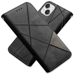 【新品】 ZHUAZHULE ケース 用の iPhone14 アイフォン14 手帳型 財布型 レザー スマホケース カード収納 マグネット式 スタンド機能 高級PUレザー 携帯カバー 耐衝撃 レンズ保護 擦り傷防止 ストラップホール付き おしゃれ 人気 （ブラ