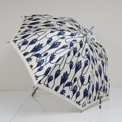 傘 MAEHARA 前原光榮商店 特選 USED品 皇室御用達 チェック ブルー系