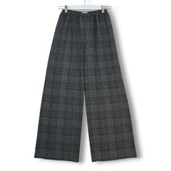 DES PRES デプレ グレンチェックグリッタープリント リラックスパンツ グリッター加工 ウエストゴム 2024AW トゥモローランド グレー サイズ34 レディース 秋 ゴーゴー古着セントラルパーク名古屋店 18 No.久3252