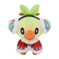 【新品】 ポケモンセンターオリジナル ぬいぐるみ Pokemon Christmas Wonderland サルノリ 15×11×19(H×W×D:)