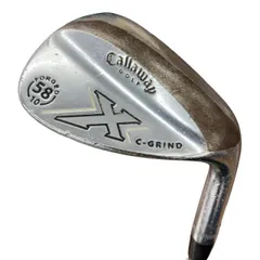 【中古】 キャロウェイ X FORGED ミルキークロム 58MD-10 C-GRIND ウェッジ WG Dynamic Gold (フレックスS) メンズ 男性用 右利き 右用 Eランク ゴルフクラブ