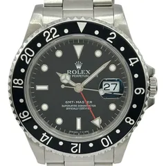 ロレックス ROLEX GMTマスター 16700 ブラック ステンレススチール 自動巻き メンズ 腕時計