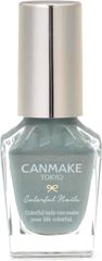 【新品未開封】キャンメイク カラフルネイルズ N84 ヘイジーレイン 8ml ネイル 高発色 速乾 青緑 ゴールド パール