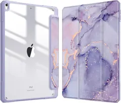 【即納】【数量限定】2017 Pro / 10.5インチ Air3 iPad iPad ケース 透明バックカバー(柄Xマーブルパ