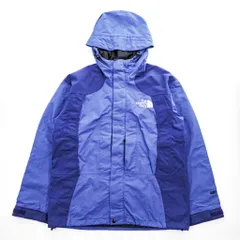 THE NORTH FACE ゴアテックス GORE-TEX マウンテンパーカー シェル レインジャケット M ブルー 防水 ドローコード