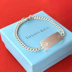 極 美品 TIFFANY&Co. ティファニー メディカル ID プレート ブレスレット シルバー925 アクセサリー シルバー 10902