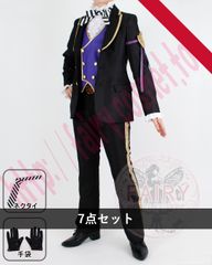 ツイステ　ポムフィオーレ寮　男子冬制服　エペル・フェルミエVer　コスプレ衣装【7点セット（女性サイズ）】発送まで90日以内