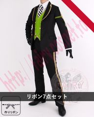 ツイステ　ディアソムニア寮　男子冬制服　コスプレ衣装【リボン7点セット（女性サイズ）】発送まで90日以内