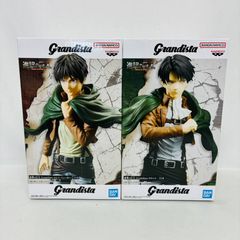 진격의 거인 Grandista 프라이즈 피겨 2개 정리 세트 / 엘렌 리바이 attack on titan 반다이