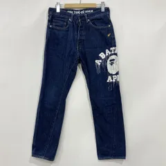 A BATHING APE アベイシングエイプ 1999 TYPE-02 デニム パンツ Sサイズ ※中古