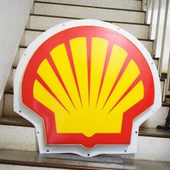Shell sign 特大サイズ シェル 石油 看板 電飾看板 当時物 ビンテージ アメリカン雑貨 ガレージ プラスチック看板