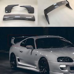 トヨタ スープラ A80系 1993～2002年対応 リアウイング フォージドカーボン 穴あけ取付式 流線形デザイン 立体フォルム リアスポイラー リアまわり 外装アクセントパーツ SY期間限定